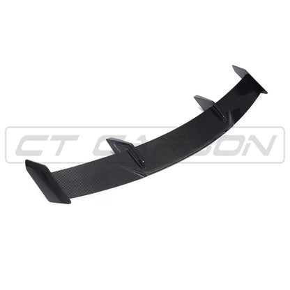BMW M3 (G80) / M4 (G82) Carbon Fibre/Carbon Fiber Rear Spoiler – Boot/Trunk Lip High Kick, M Performance MP Style Rear Wing – 2021+