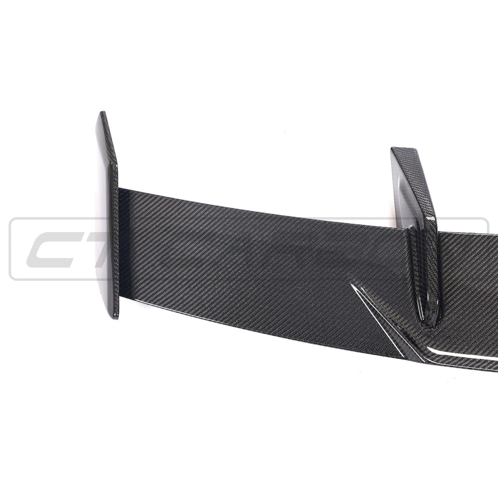 BMW M3 (G80) / M4 (G82) Carbon Fibre/Carbon Fiber Rear Spoiler – Boot/Trunk Lip High Kick, M Performance MP Style Rear Wing – 2021+