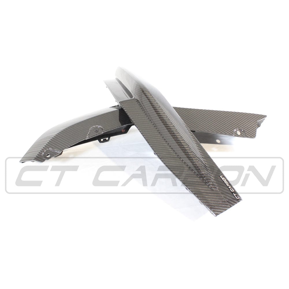 BMW M3 G80/G81 (G-Series) Carbon Fibre Rear Bumper Corners - OEM Style Rear Spats, Corner Splitters, Valance Extensions, Lower Bumper Extensions & Diffuser End Caps | CT Carbon 2021+ Saloon/Touring