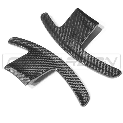 CT Carbon BMW Steering Wheel & Paddle Shift Kit – Carbon Fibre (Carbon Fiber) Alcantara Rim + Dry Carbon Paddle Shifters | Retrofit for G8X M3/M4, G87 M2, G20 3 Series, G22 4 Series, G42 2 Series, F40 1 Series