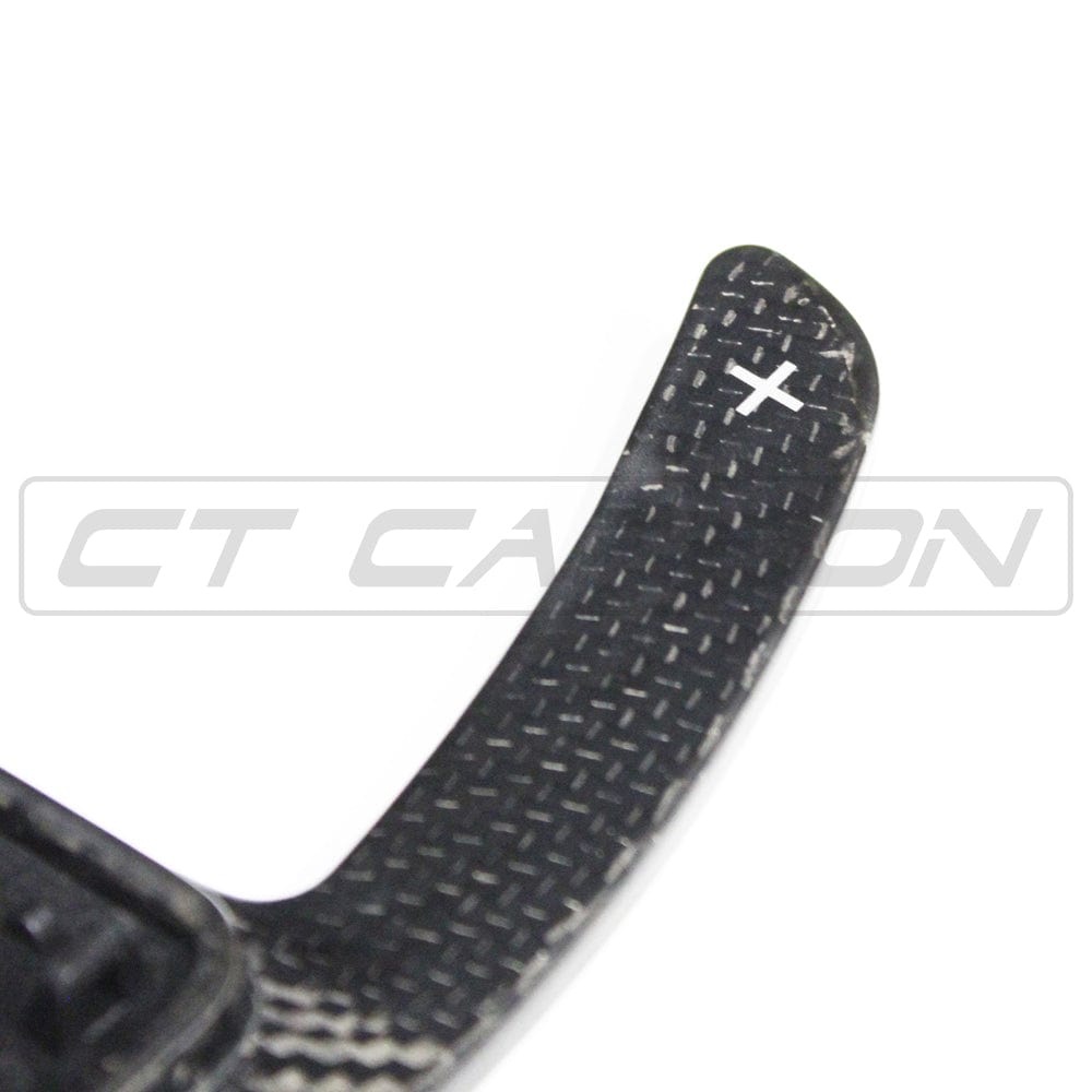 CT Carbon BMW Steering Wheel & Paddle Shift Kit – Carbon Fibre (Carbon Fiber) Alcantara Rim + Dry Carbon Paddle Shifters | Retrofit for G8X M3/M4, G87 M2, G20 3 Series, G22 4 Series, G42 2 Series, F40 1 Series
