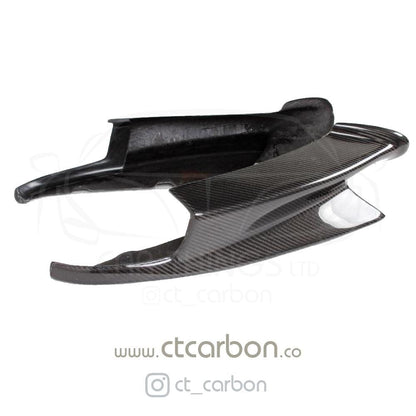 BMW M3 E92/E90 (2007-2013) Carbon Fibre/Fiber Front Bumper Canards Dive Planes – M Performance / MP Style Aero Winglets Splitter Kit | E9x | CT Carbon