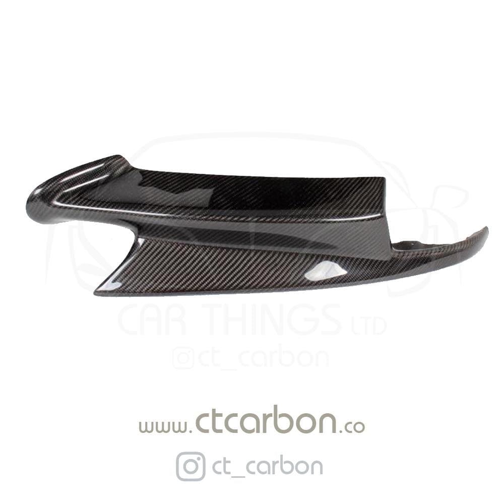BMW M3 E90/E92 2007-2013 Carbon Fibre Front Bumper Canards / Dive Planes - M Performance Style Aero Fins Corner Splitters - E9X OE Fitment (E90 Saloon & E92 Coupe)