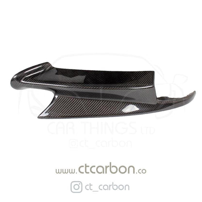 BMW M3 E92/E90 (2007-2013) Carbon Fibre/Fiber Front Bumper Canards Dive Planes – M Performance / MP Style Aero Winglets Splitter Kit | E9x | CT Carbon