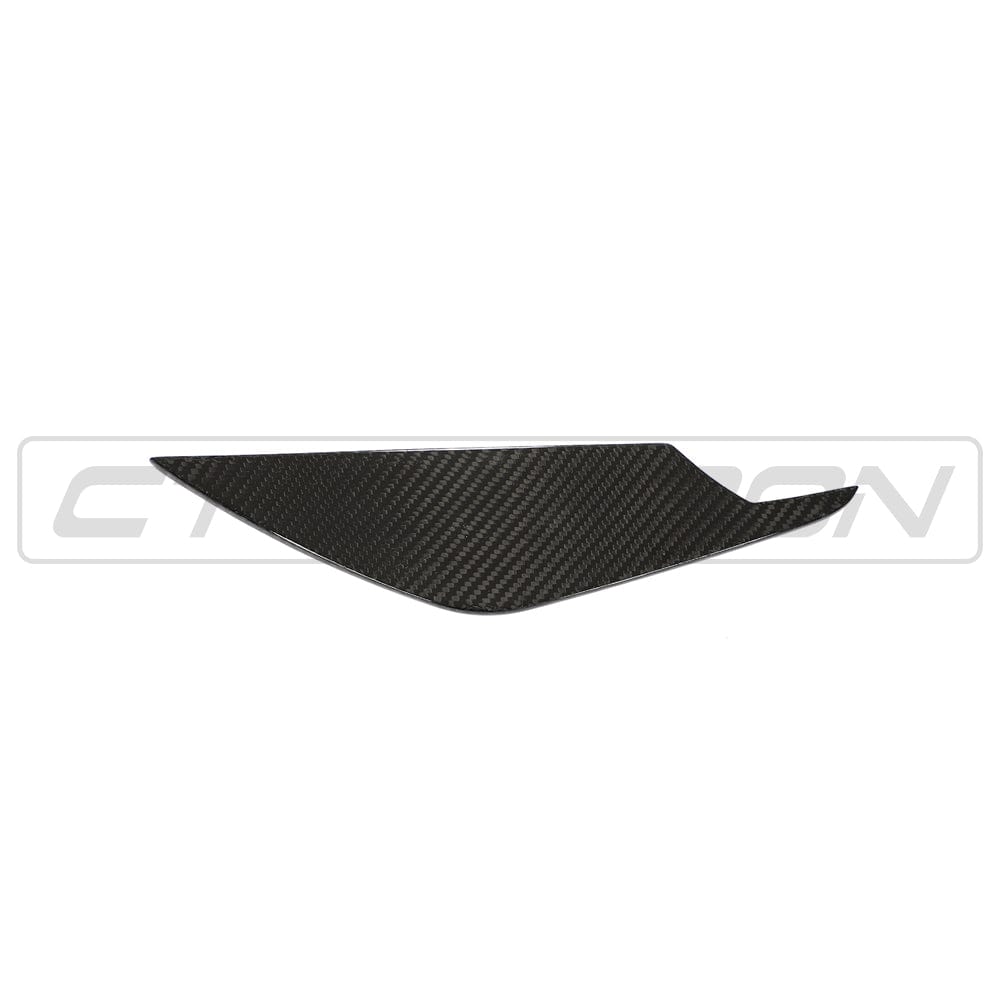 BMW M3/M4 G80 G81 G82 G83 Carbon Fiber/Fibre Front Bumper Canards/Side Canards & Dive Planes – Bumper Winglets/Aero Fins (Dry Pre-Preg CFRP) by CT Carbon – Track-Style Corner Flicks Upgrade G8X