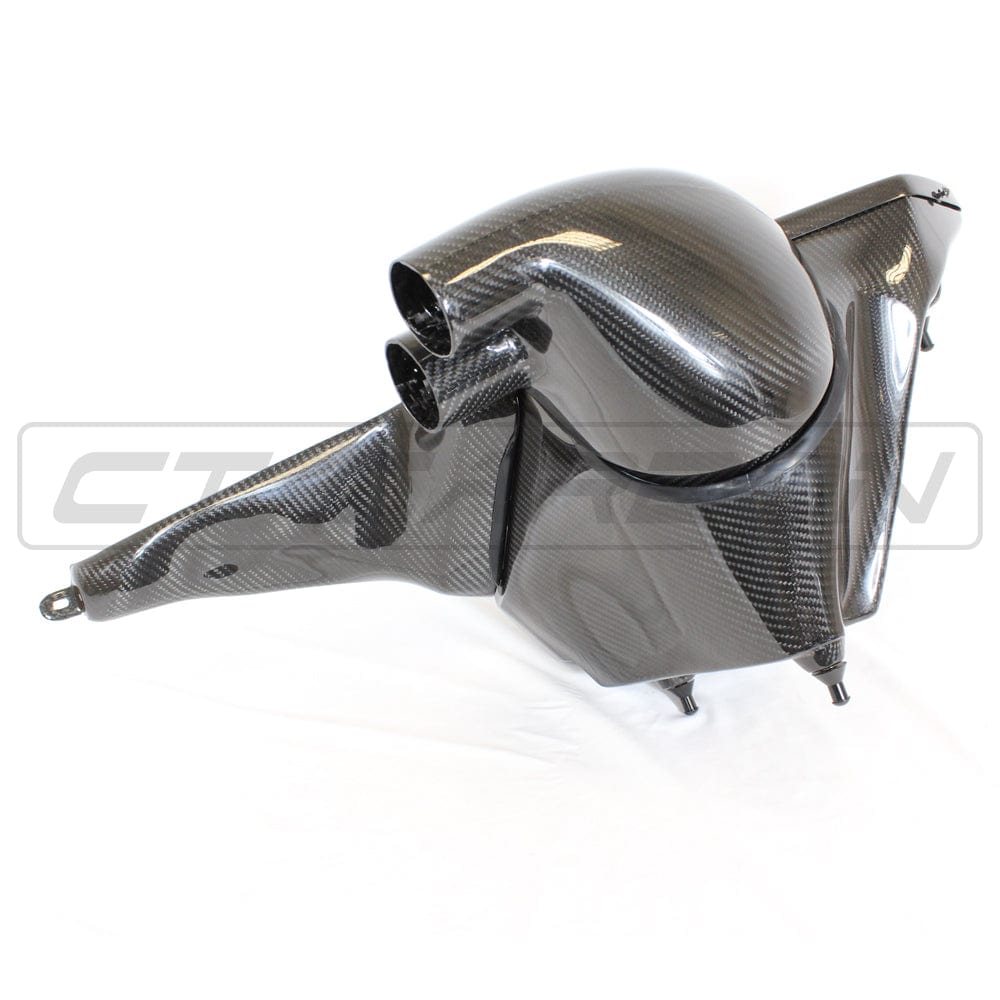 Audi RS6/RS7 C7 4.0T (2013-2018) Carbon Fibre/Fiber Induction Kit - CT Carbon Performance Air Intake / Cold Air Intake System, Gloss Prepreg Carbon Airbox Upgrade, OEM+ Fit