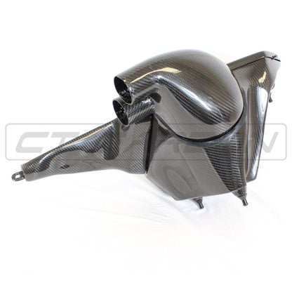 Audi RS6/RS7 C7 4.0T (2013-2018) Carbon Fibre/Fiber Induction Kit - CT Carbon Performance Air Intake / Cold Air Intake System, Gloss Prepreg Carbon Airbox Upgrade, OEM+ Fit