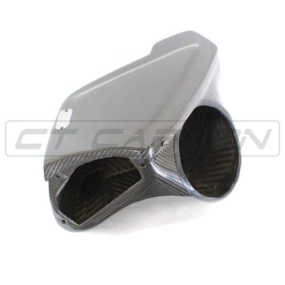 Audi RS6/RS7 C7 4.0T (2013-2018) Carbon Fibre/Fiber Induction Kit - CT Carbon Performance Air Intake / Cold Air Intake System, Gloss Prepreg Carbon Airbox Upgrade, OEM+ Fit