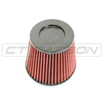 Audi RS6/RS7 C7 4.0T (2013-2018) Carbon Fibre/Fiber Induction Kit - CT Carbon Performance Air Intake / Cold Air Intake System, Gloss Prepreg Carbon Airbox Upgrade, OEM+ Fit