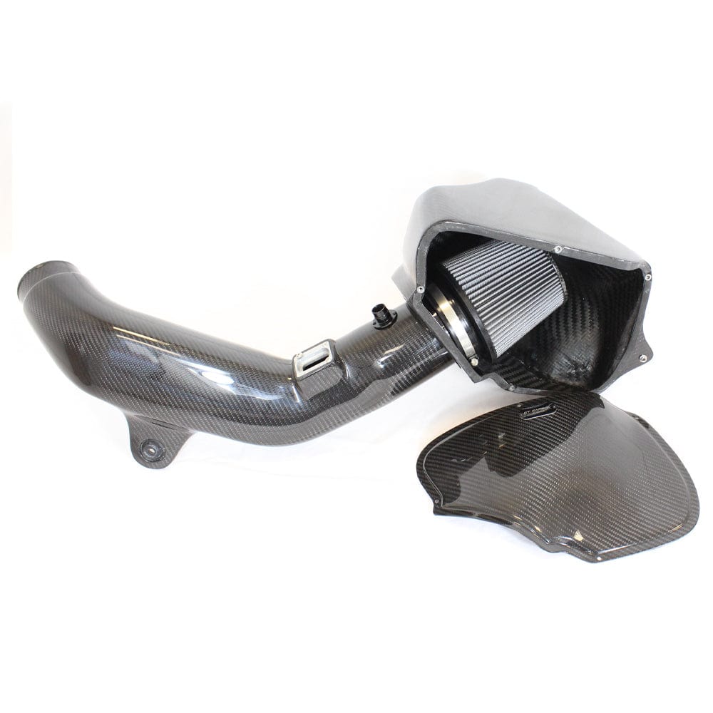 CT Carbon Pre-Preg Carbon Fibre/Fiber Cold Air Intake / Induction Kit for BMW N55 F-Series 35i – M2 F87, 135i F20, 235i F22, 335i F30, 435i F32, 535i F10 – Performance Airbox/CAI Upgrade Air Intake System