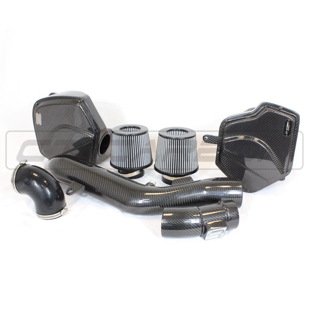 BMW M2 Competition M3 M4 (F87 F87C F80 F82 F83 F8X) S55 Carbon Fibre/Fiber Intake Induction Kit | CT Carbon Cold Air Intake Airbox Upgrade | Performance Intake System 2014-2021