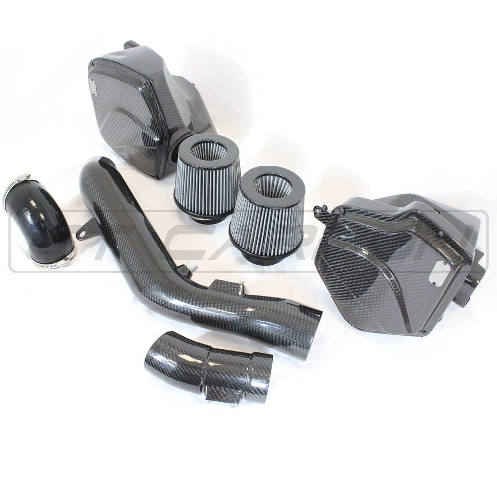 CT Carbon Pre-Preg Carbon Fibre Intake / Induction Kit for BMW M2 Competition, M3, M4 (F87C F80 F82 F83) S55 - Performance Cold Air Intake, Carbon Airbox Upgrade - F8x Twin-Turbo Ram Air