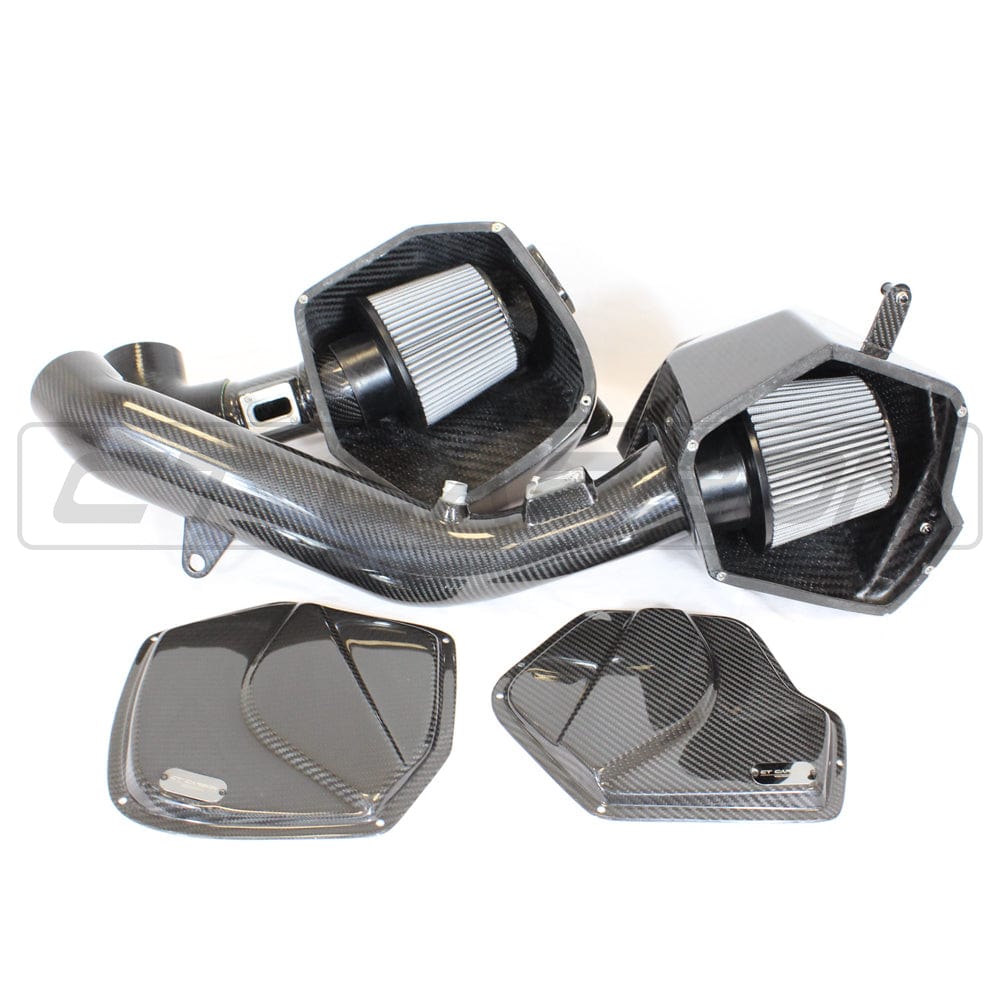 CT Carbon S55 Performance Intake for BMW M2C/M2 Competition, M3, M4 (F87C F80 F82 F83 F8X, 2014-2021) - Carbon Fibre/Fiber Cold Air Intake Induction Kit & Carbon Airbox Upgrade