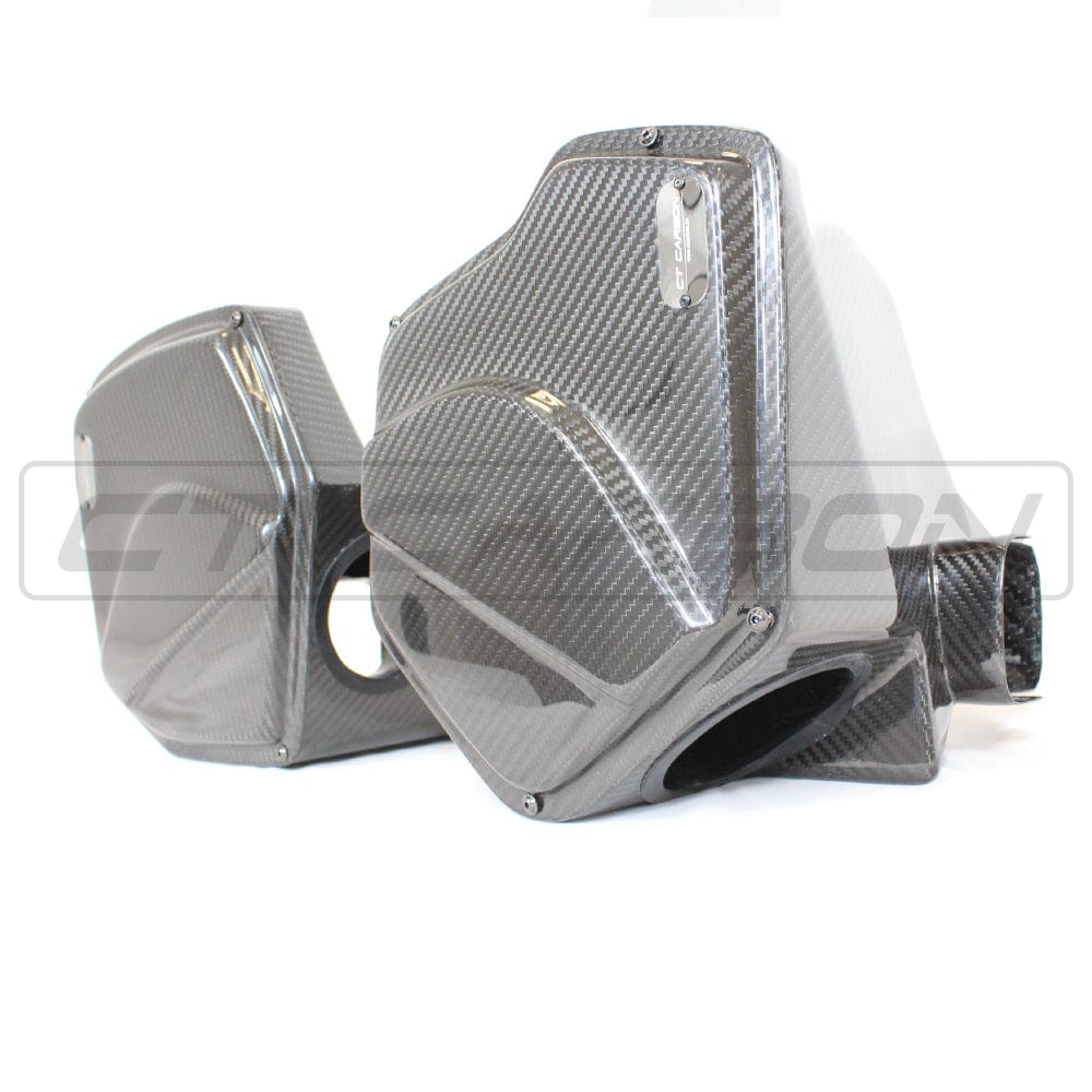 CT Carbon Pre-Preg CFRP Intake for BMW M2 Competition F87/F87C, M3 F80, M4 F82/F83 (2014-2021) – Cold Air Intake/Induction Kit/Carbon Fibre/Fiber Airbox – S55 Twin-Turbo F8X Performance Air Intake System