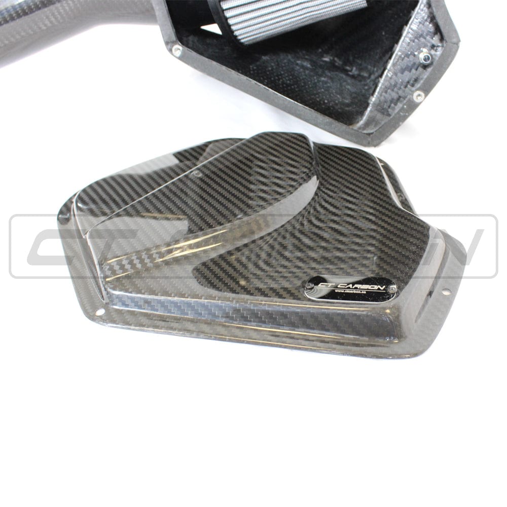 CT Carbon Pre-Preg CFRP Intake for BMW M2 Competition F87/F87C, M3 F80, M4 F82/F83 (2014-2021) – Cold Air Intake/Induction Kit/Carbon Fibre/Fiber Airbox – S55 Twin-Turbo F8X Performance Air Intake System