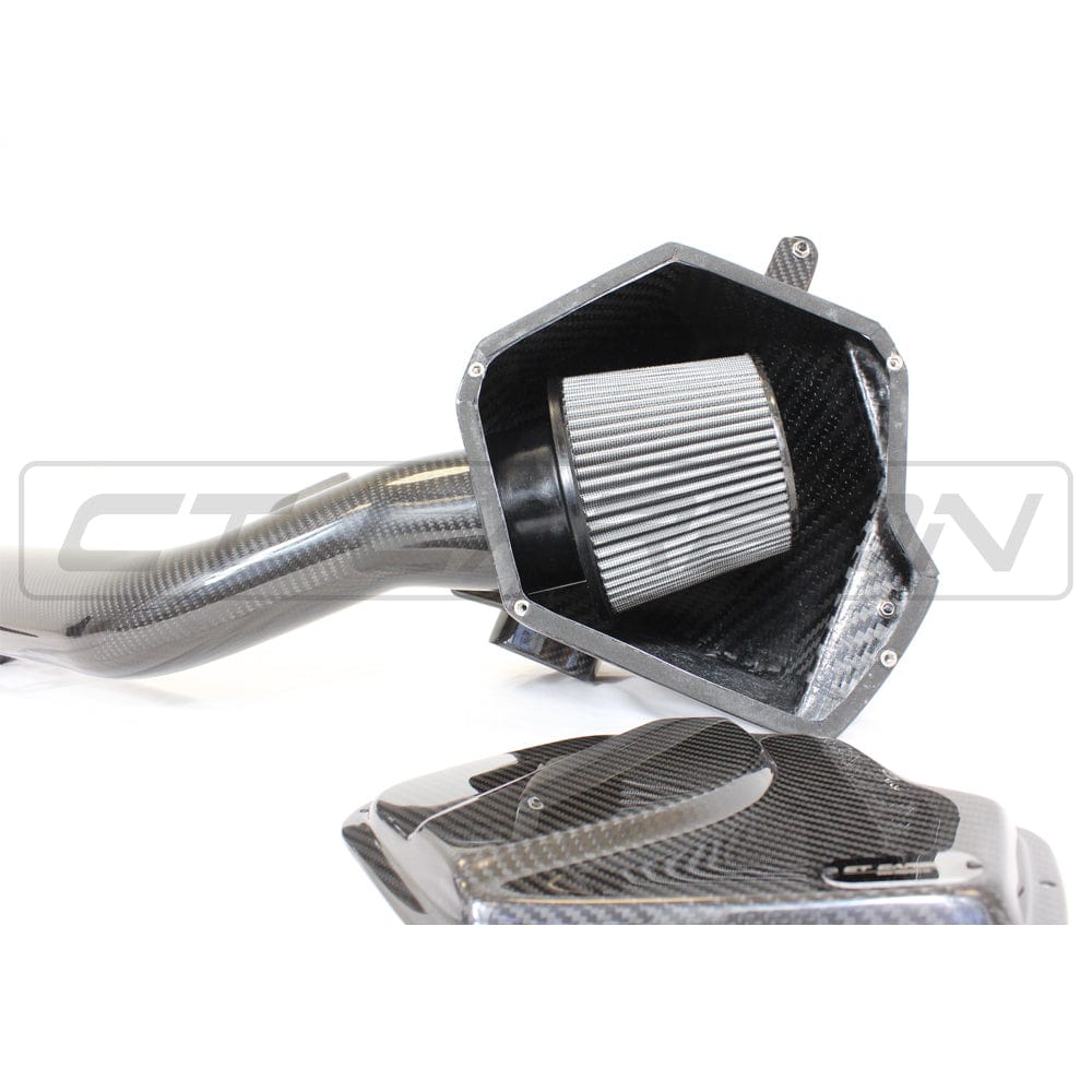 CT Carbon Pre-Preg CFRP Intake for BMW M2 Competition F87/F87C, M3 F80, M4 F82/F83 (2014-2021) – Cold Air Intake/Induction Kit/Carbon Fibre/Fiber Airbox – S55 Twin-Turbo F8X Performance Air Intake System