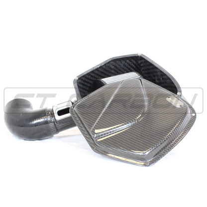 CT Carbon Pre-Preg CFRP Intake for BMW M2 Competition F87/F87C, M3 F80, M4 F82/F83 (2014-2021) – Cold Air Intake/Induction Kit/Carbon Fibre/Fiber Airbox – S55 Twin-Turbo F8X Performance Air Intake System