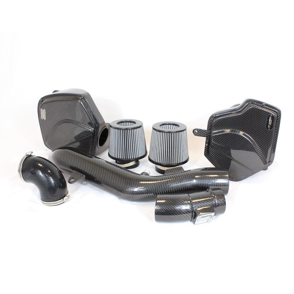 CT Carbon Pre-Preg Carbon Fibre Intake / Induction Kit for BMW M2 Competition, M3, M4 (F87C F80 F82 F83) S55 - Performance Cold Air Intake, Carbon Airbox Upgrade - F8x Twin-Turbo Ram Air
