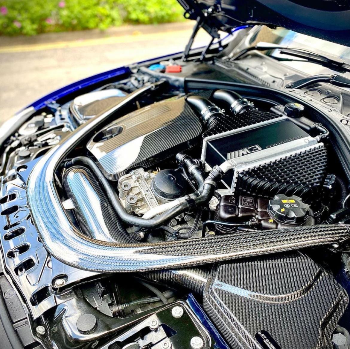 CT Carbon Pre-Preg CFRP Intake for BMW M2 Competition F87/F87C, M3 F80, M4 F82/F83 (2014-2021) – Cold Air Intake/Induction Kit/Carbon Fibre/Fiber Airbox – S55 Twin-Turbo F8X Performance Air Intake System