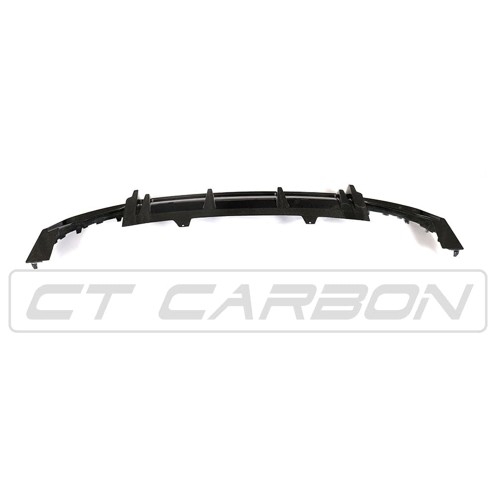 Audi A5 S-Line & S5 (B9 2017-2021) Carbon Fibre Rear Diffuser | Valance | Splitter | Lip - CT Carbon Gloss Rear Bumper Insert/Lower Spoiler/Apron Undertray Trim