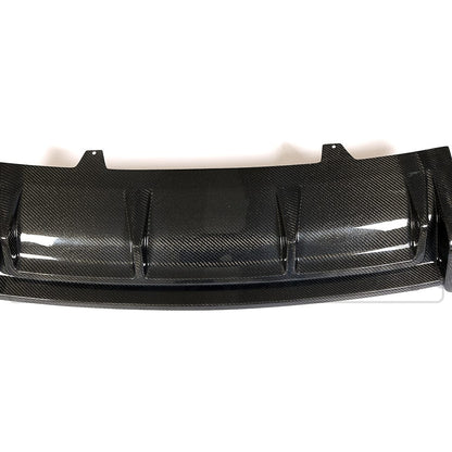 Audi A5 S-Line & S5 (B9 2017-2021) Carbon Fibre Rear Diffuser | Valance | Splitter | Lip - CT Carbon Gloss Rear Bumper Insert/Lower Spoiler/Apron Undertray Trim