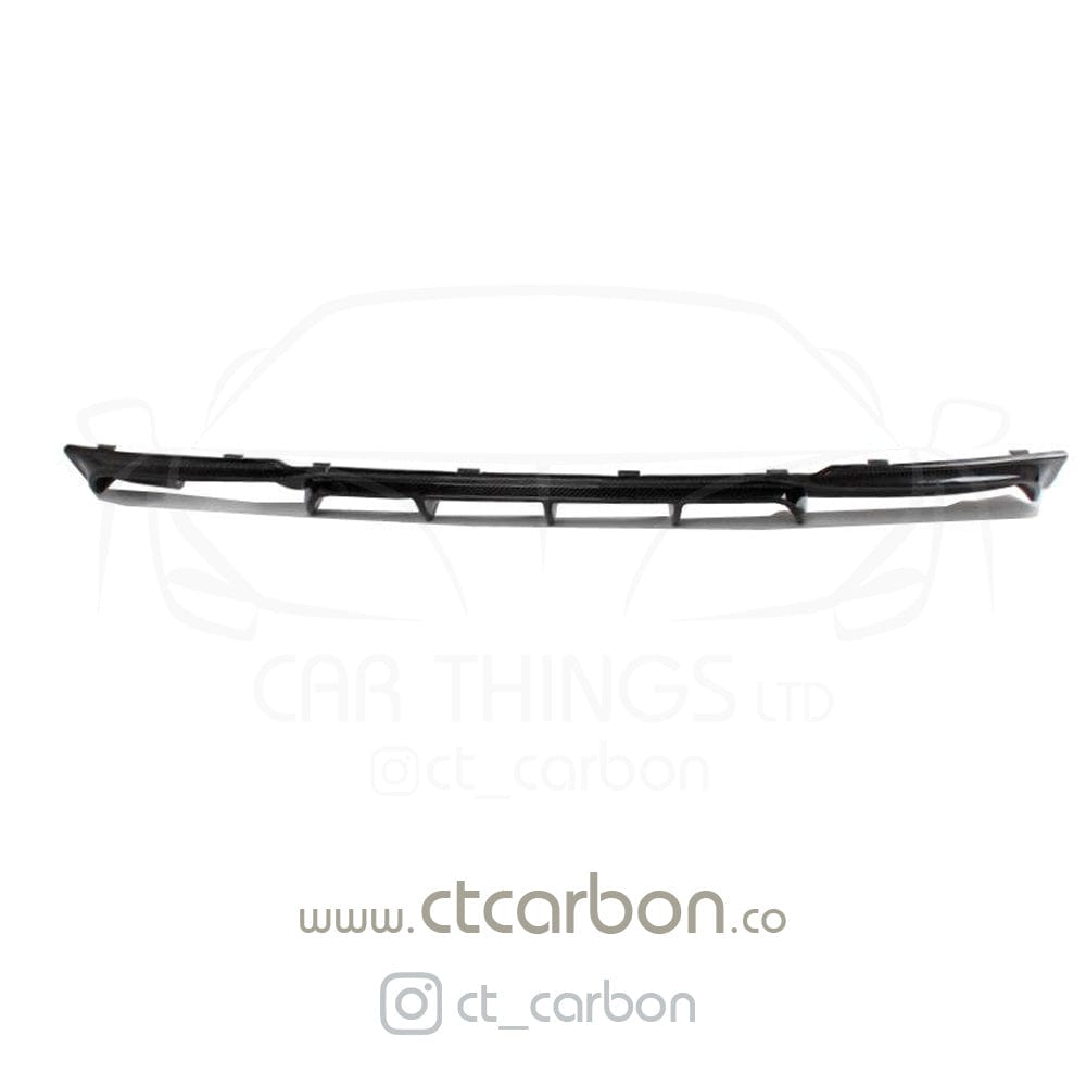 CT Carbon BMW 3 Series F30 F31 2012-2018 Carbon Fibre Rear Diffuser/Valance | M Performance / M Sport Style | Dual Outlet Twin Exit Rear Bumper Insert Splitter | Fits 330i & Twin Tip Models | Saloon & Touring Estate