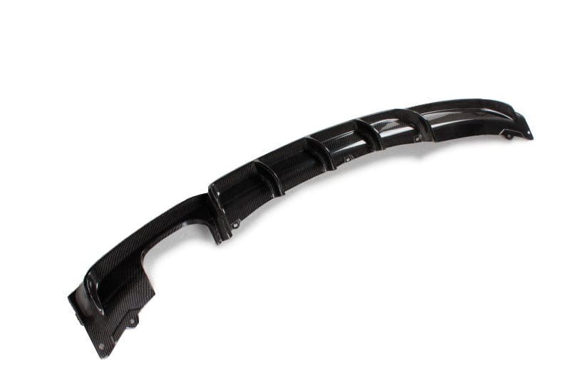 CT Carbon BMW 3 Series F30 F31 2012-2018 Carbon Fibre Rear Diffuser/Valance | M Performance / M Sport Style | Dual Outlet Twin Exit Rear Bumper Insert Splitter | Fits 330i & Twin Tip Models | Saloon & Touring Estate