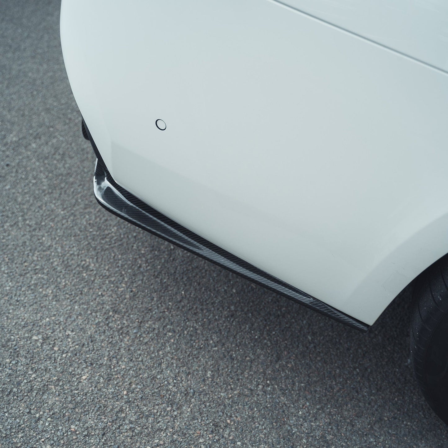 BMW M5 F90 Carbon Fibre/Carbon Fiber Rear Diffuser 3D Style – CT Carbon Gloss – Rear Valance/Lower Bumper Trim/Rear Splitter Insert – Performance OEM+ Upgrade – Fits 2017+ Saloon