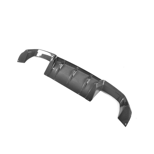 BMW M2 / M2 Competition (F87) Carbon Fibre Rear Diffuser – M Performance Style by CT Carbon | Rear Valance / Bumper Insert / Rear Splitter | Quad Exhaust Surround | OEM+ Fitment