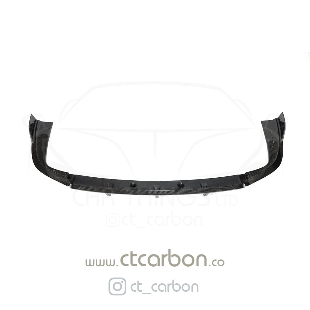 BMW X5 G05 2018+ Carbon Fibre/Fiber Rear Diffuser – Gloss Carbon Rear Valance / Splitter / Lower Bumper Trim / Rear Lip Apron Insert – CT Design by CT Carbon Aftermarket Body Kit Upgrade