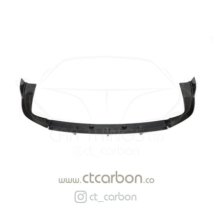 BMW X5 G05 2018+ Carbon Fibre/Fiber Rear Diffuser – Gloss Carbon Rear Valance / Splitter / Lower Bumper Trim / Rear Lip Apron Insert – CT Design by CT Carbon Aftermarket Body Kit Upgrade