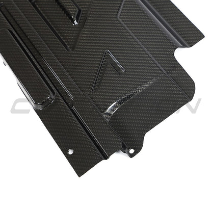 CT Carbon BMW M2 G87, M3 G80/G81, M4 G82/G83 Carbon Fibre/Carbon Fiber Engine Bay Dress Up Kit – Under‑Bonnet/Underhood Styling Pack & Trim Kit with Engine Cover, Strut Brace, Intake Covers & Slam Panel (G8X)