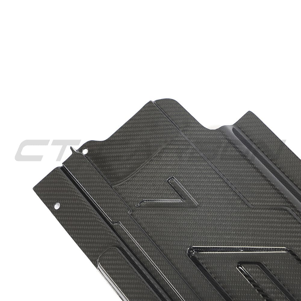 CT Carbon BMW M2 G87, M3 G80/G81, M4 G82/G83 Carbon Fibre/Carbon Fiber Engine Bay Dress Up Kit – Under‑Bonnet/Underhood Styling Pack & Trim Kit with Engine Cover, Strut Brace, Intake Covers & Slam Panel (G8X)