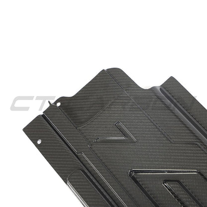 CT Carbon BMW M2 G87, M3 G80/G81, M4 G82/G83 Carbon Fibre/Carbon Fiber Engine Bay Dress Up Kit – Under‑Bonnet/Underhood Styling Pack & Trim Kit with Engine Cover, Strut Brace, Intake Covers & Slam Panel (G8X)