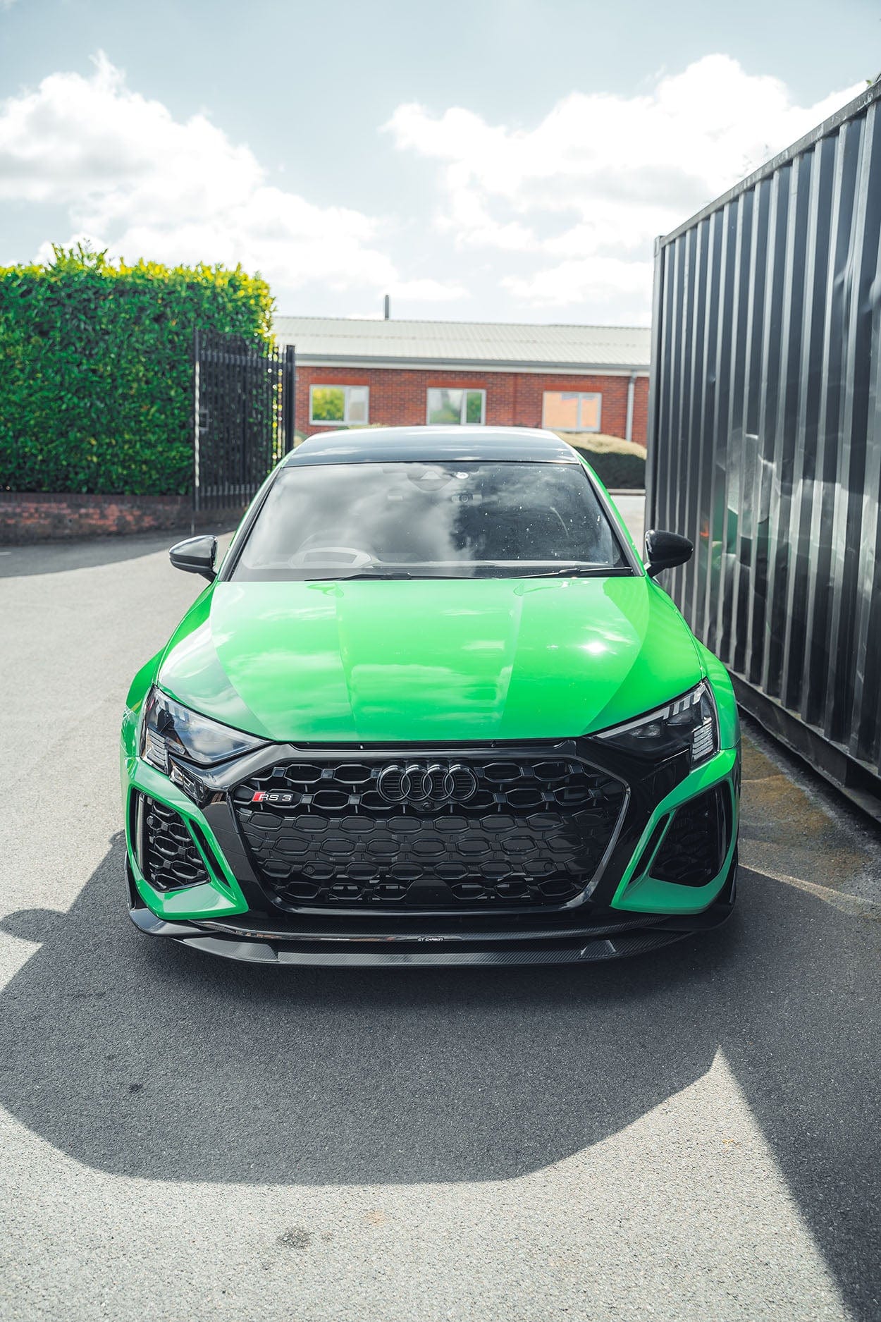 Audi RS3 8Y Sportback Carbon Fibre Body Kit by CT Design - Full Aero Styling Pack: Front Lip Splitter, Side Skirt Extensions, Rear Diffuser/Valance & Hatch Spoiler - 2022+ RS3 Carbon Pack Upgrade (Carbon Fiber)