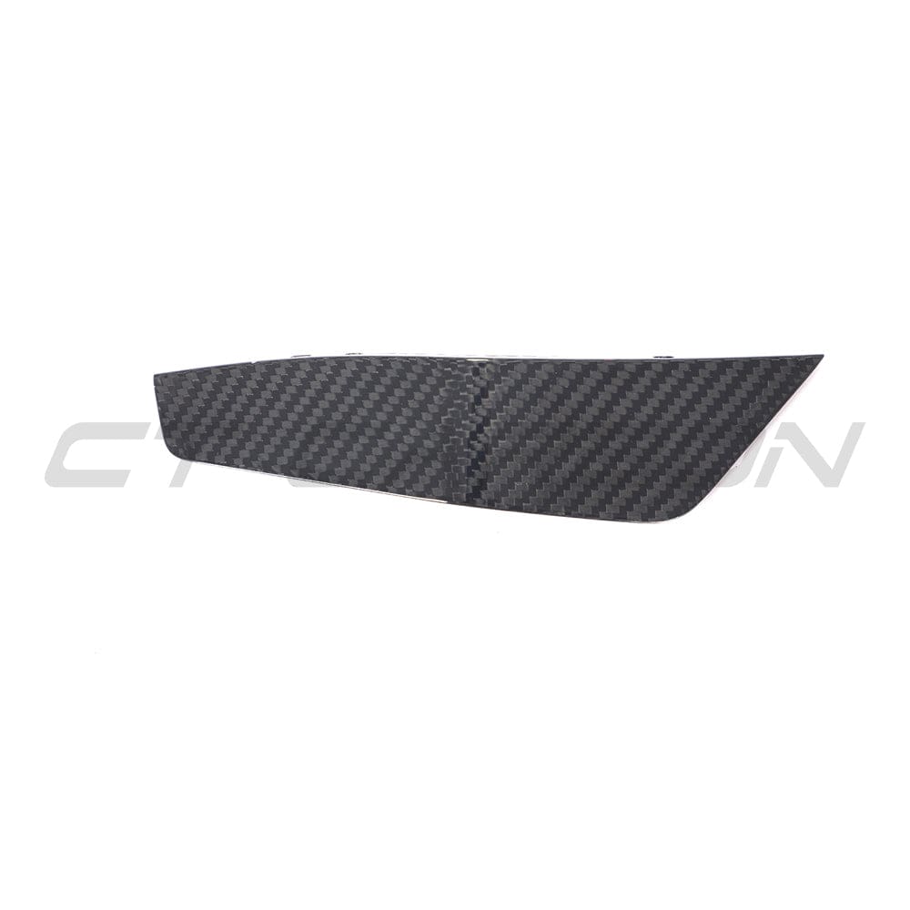 Audi RS6 Avant C8 / RS7 C8 Carbon Fibre Front Bumper Canards – Winglets, Dive Planes, Bumper Fins, Aero Flicks (2019-2025) | Pre-Preg Carbon | CT Carbon