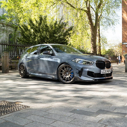 BMW 1 Series F40 Carbon Body Kit 2019+ CT Design Styling Pack - Front Splitter/Lip, Side Skirts, Roof Spoiler/Wing, Rear Diffuser - Fits Dual Exit Exhaust Models incl M135i & 128ti - Carbon Fibre Aero Bodykit