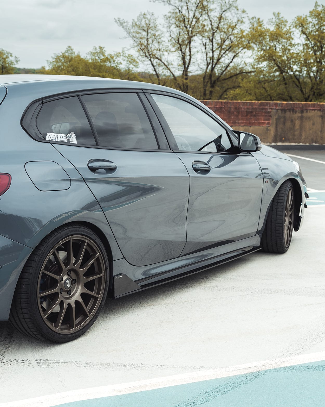 BMW 1 Series F40 Body Kit 2019+ - CT Design CT Carbon Full Aero Styling Pack with Front Lip Splitter, Side Skirts, Twin Exit Rear Diffuser & Roof Spoiler - 1er F40 Hatchback Performance Kit