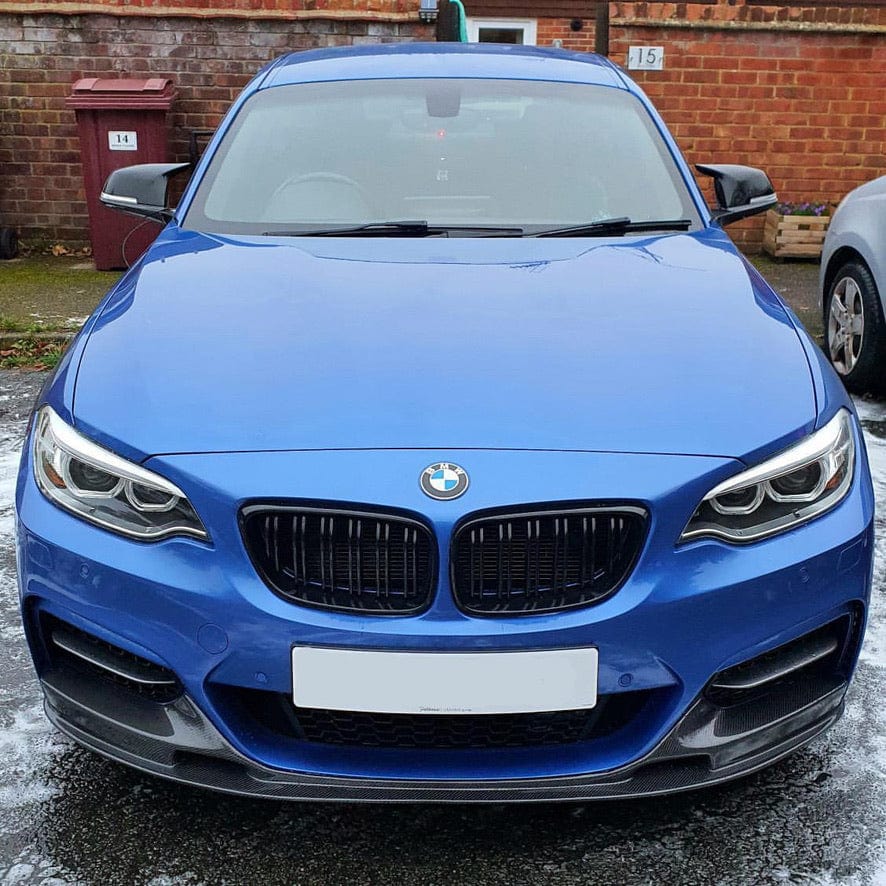BMW 2 Series F22 Coupe Carbon Fibre/Fiber Body Kit 2014–2020 – M Performance M Sport MP Style Gloss Carbon Exterior Pack – Full Aero Kit with Front Lip, Side Skirts, Rear Diffuser & Boot Spoiler – UK