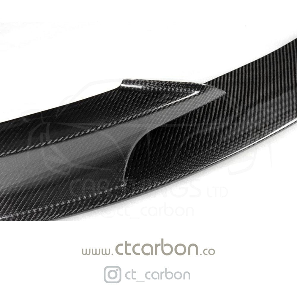 BMW 3 Series F30 Saloon/Sedan Carbon Fibre Body Kit 2011-2019 - M Performance Style Aero Pack: Front Bumper Lip Splitter, Side Skirt Extensions, Rear Diffuser, Boot/Trunk Spoiler - Full Carbon Fiber Kit UK