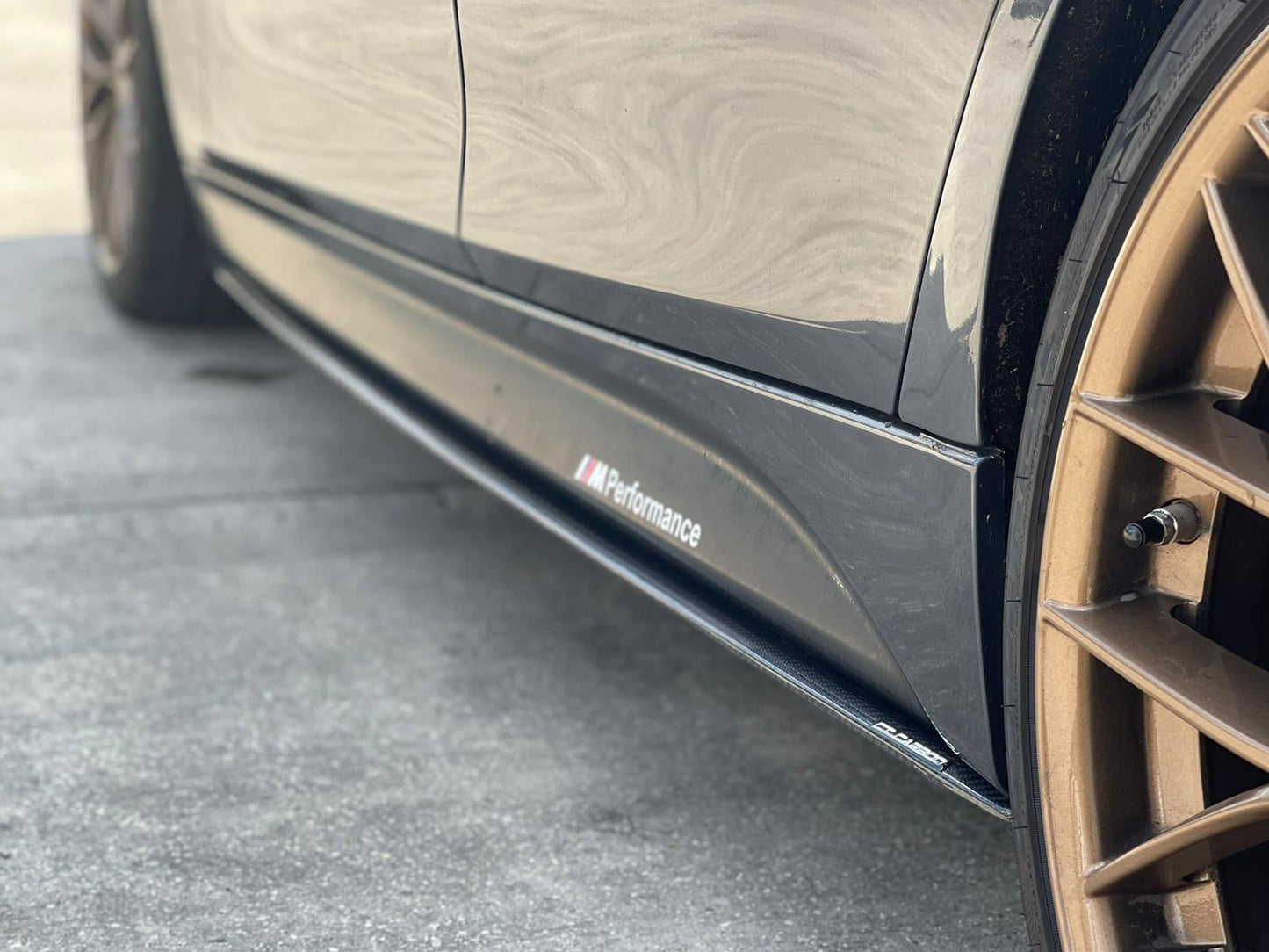 BMW 3 Series F30 Saloon/Sedan Carbon Fibre Body Kit 2011-2019 - M Performance Style Aero Pack: Front Bumper Lip Splitter, Side Skirt Extensions, Rear Diffuser, Boot/Trunk Spoiler - Full Carbon Fiber Kit UK