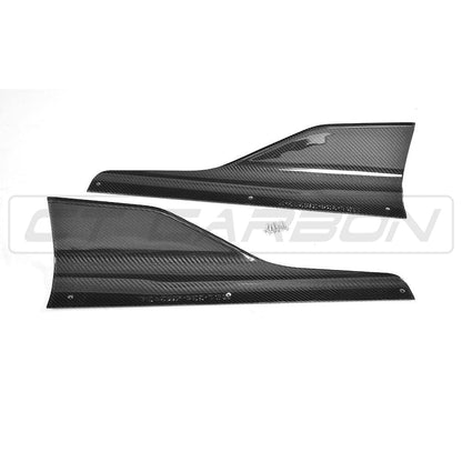 BMW M2 F87 (2016-2018 Pre-LCI) Full Carbon Fibre/Fiber Body Kit - V Style Aero Pack: Front Lip Splitter, Side Skirt Extensions, Rear Diffuser, Boot/Trunk Lip Spoiler - M Performance/M4 Style - OG M2 (Not Competition) - CT Carbon