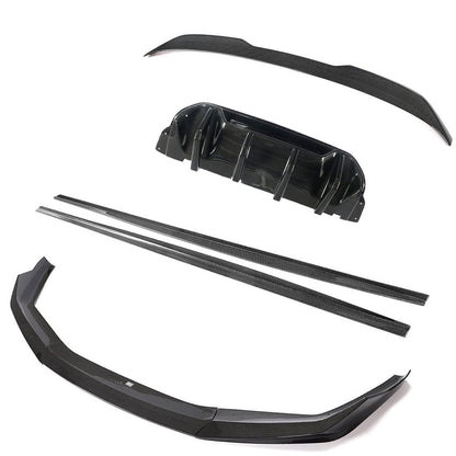 BMW M5 F90 LCI Saloon/Sedan Carbon Fibre/Fiber Full Body Kit - M Performance Style (MP Style) Aero Pack by CT Carbon | Front Splitter, Side Skirts, Rear Diffuser, Boot/Trunk Spoiler | 2020-2025 Facelift, xDrive & Competition