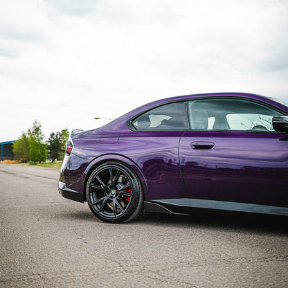 BMW 2 Series (G42) Carbon Fibre Body/Aero Kit 2022+ | CT Carbon V-Style: Front Lip Splitter, Side Skirts, Rear Diffuser, Ducktail Boot/Trunk Spoiler | Fits Coupe incl M240i | Gloss Pre-Preg