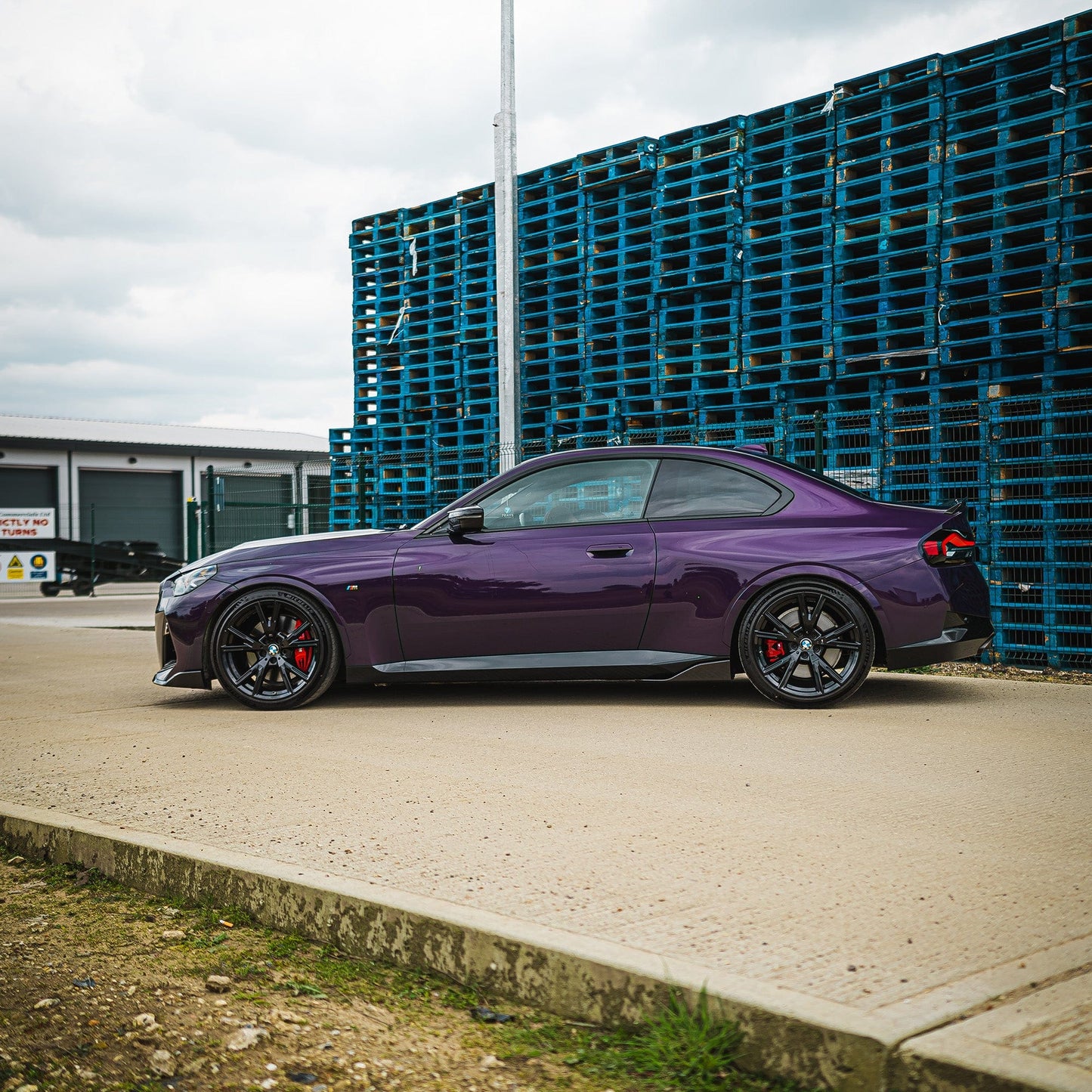 BMW 2 Series G42 Coupe Carbon Fibre (Fiber) Body Kit - Front Splitter, Side Skirts, Rear Diffuser & V-Style Ducktail Spoiler - 2022+ M240i/M Sport - Pre-Preg Dry Carbon Aero Styling Pack by CT Carbon