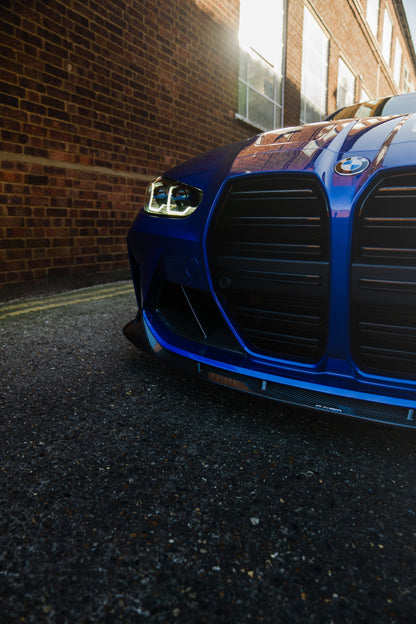 BMW M3 G80 2021+ Dry Carbon Body Kit V2 by CT Design – Full Aero Kit: Front Splitter, Side Skirts, Ducktail Spoiler, Rear Diffuser – Pre-Preg Carbon Fibre (Carbon Fiber) OEM+ Styling Sedan/Saloon