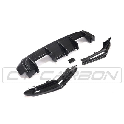 BMW M3 G80 2021+ Dry Carbon Body Kit V2 by CT Design – Full Aero Kit: Front Splitter, Side Skirts, Ducktail Spoiler, Rear Diffuser – Pre-Preg Carbon Fibre (Carbon Fiber) OEM+ Styling Sedan/Saloon
