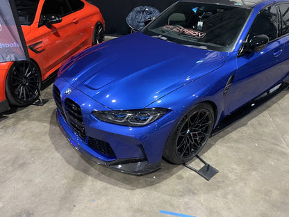 BMW M4 G82 2021-2025 Carbon Fibre/Fiber Body Kit – CT Design V2 Complete Aero Pack: Front Lip Splitter, Side Skirt Extensions, Ducktail Boot/Trunk Spoiler, Rear Diffuser – Pre-Preg Carbon, OEM Fit, M4 Competition Coupe