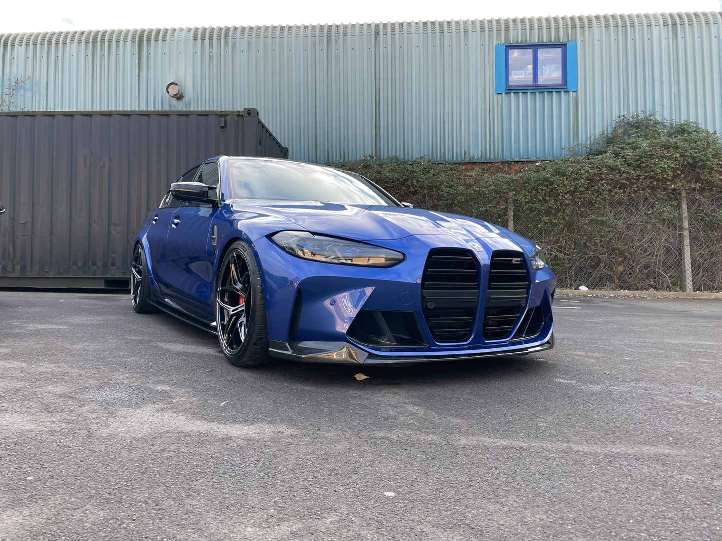 BMW M4 G82 2021+ Carbon Fibre/Fiber Body Kit – CT Carbon Dry Pre-Preg M Performance/MP Style Aero Pack – Front Splitter, Side Skirts, Rear Diffuser, Boot/Trunk Spoiler, Rear Spats – OEM+ Fit for M4 Coupe & Competition