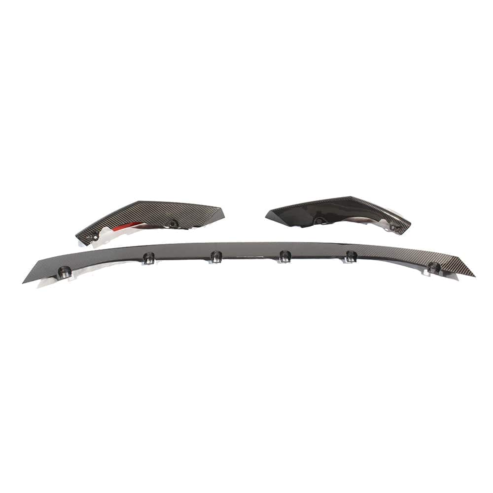 BMW M4 G82 2021+ Carbon Fibre/Fiber Body Kit – CT Carbon Dry Pre-Preg M Performance/MP Style Aero Pack – Front Splitter, Side Skirts, Rear Diffuser, Boot/Trunk Spoiler, Rear Spats – OEM+ Fit for M4 Coupe & Competition